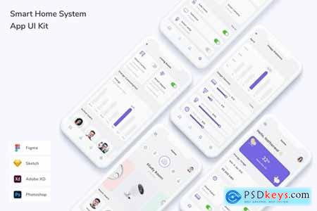 Smart Home System App UI Kit