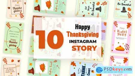 Happy Thanksgiving Instagram Story Pack 34916486
