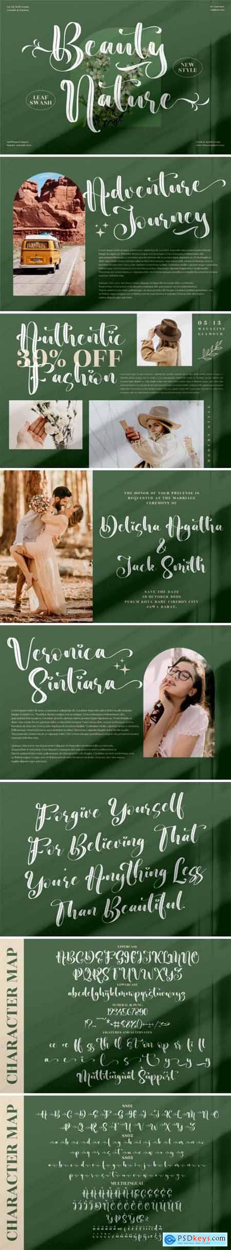 Beauty Nature Font