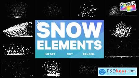 Christmas Snow Elements FCPX 34911632