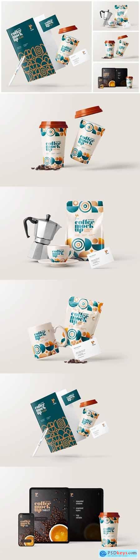 Coffee Branding Mockup Set