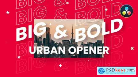 Big & Bold Urban Opener For DaVinci Resolve 34906443