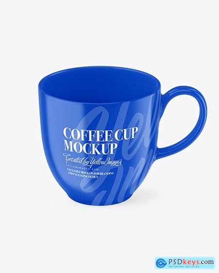 Glossy Coffee Cup Mockup 89478