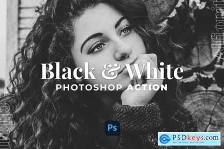 Black & White Photoshop Action