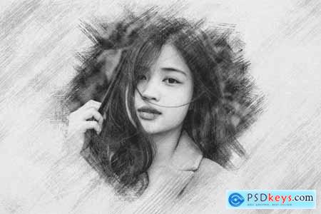 Pencil Drawing Photo Effect 6606274