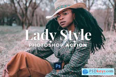 Lady Style Photoshop Action