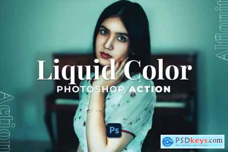 Liquid Color Photoshop Action