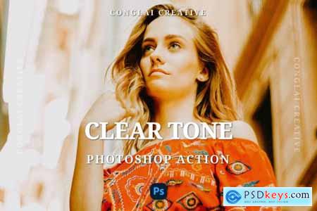 Clear Tone - Photoshop Action