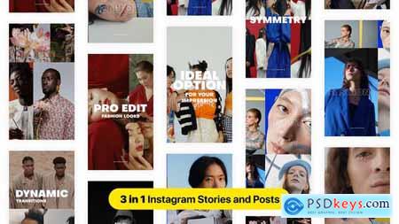 Grid Multiscreen Instagram Stroies and Posts 34974413
