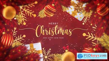 Merry Christmas Text Logo Reveal 34983754