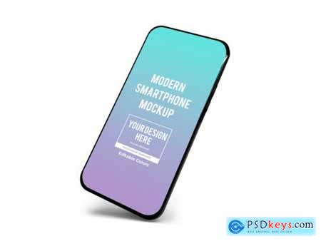 Modern Smartphone Mockup Template Set