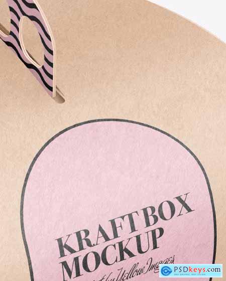 Kraft Box w- Handle Mockup 89593