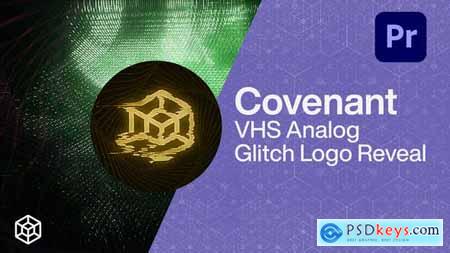 Covenant VHS Analog Glitch Logo Reveal 35014819