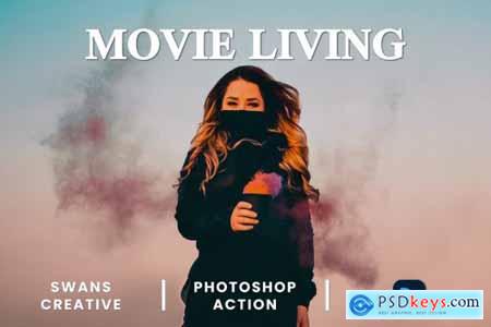 Movie Living Photoshop Action