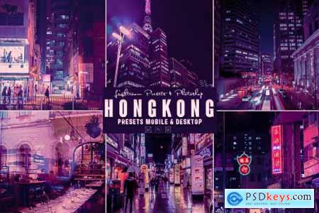 Hongkong Photoshop Action & Lightrom Presets