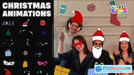 Christmas Mask And Sticker Animations for FCPX 35101748