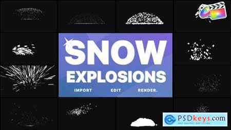 Snow Explosions FCPX 35119436