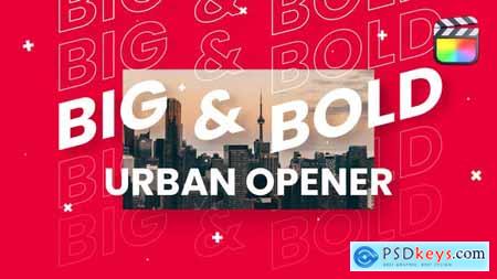 Big & Bold Urban Opener For Final Cut & Apple Motion 35119315