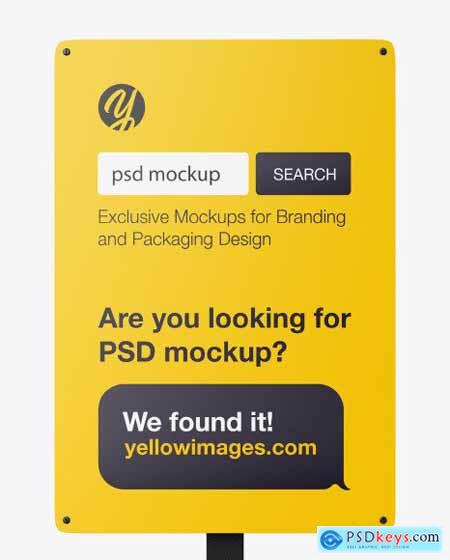 Promotional Advertising Stand Mockup 89595