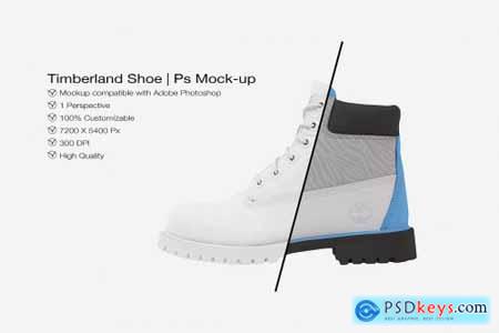 Timberland Shoe Mockup - Photoshop 6528262