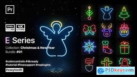 Christmas Neon Elements 35062133