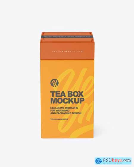 Square Tea Box Mockup 89119