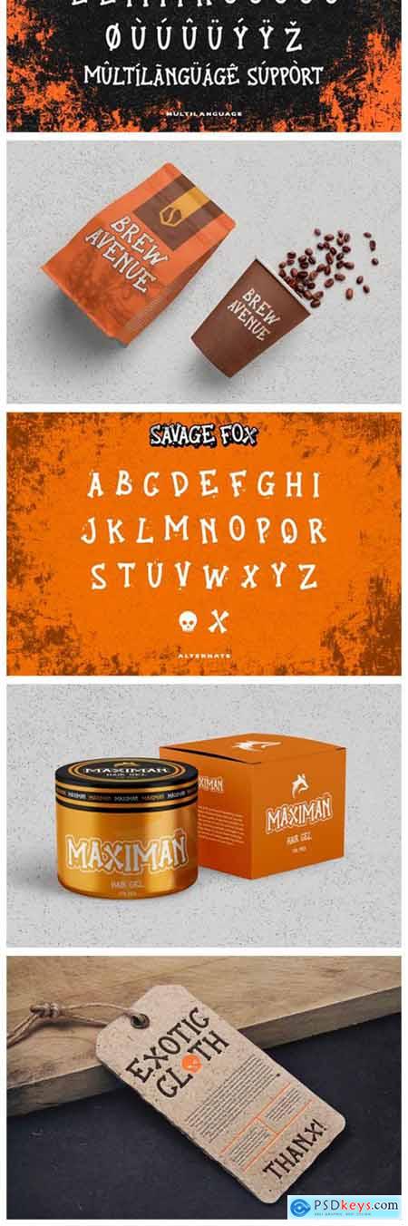 Savage Fox Font