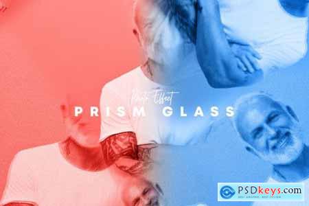 Prism glass photo effect
