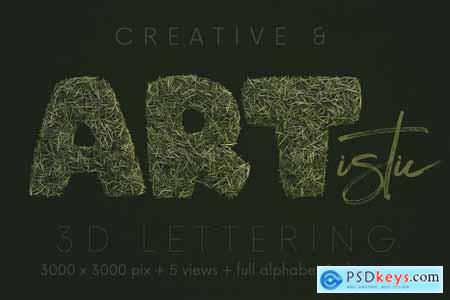 Grass Bold - 3D Lettering 6726207