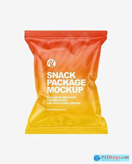 Glossy Snack Package Mockup 87053