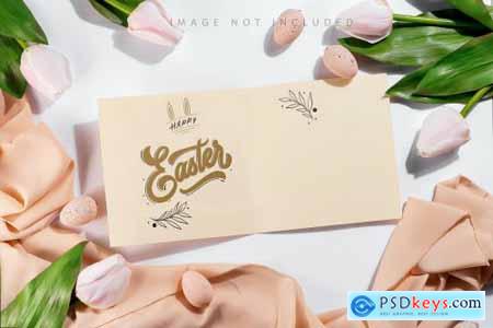 Easter textile cards Mockup