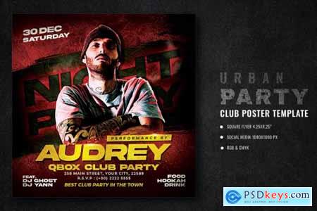 Urban Club Party Flyer