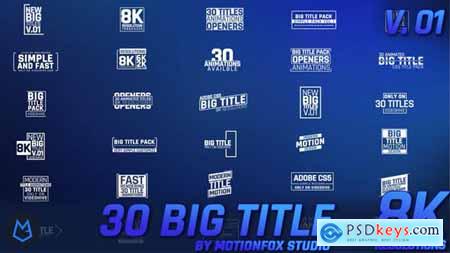 Big Title Animation 8K v.01 23079044