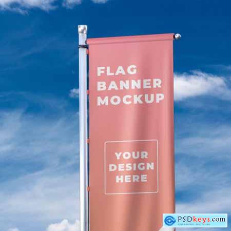 Flag Banner Mockup