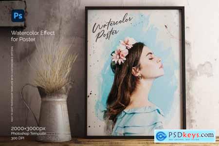 Watercolor Effect for Poster