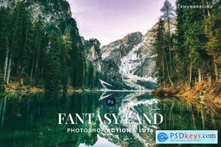 Fantasy Land Photoshop Action & LUTs