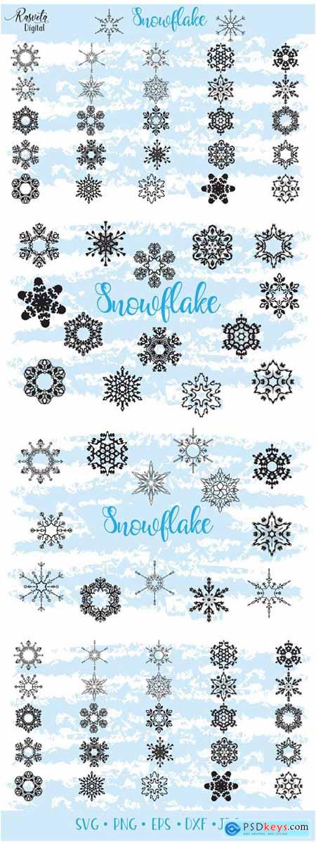 20+ Snowflake Cliparts Vector Templates