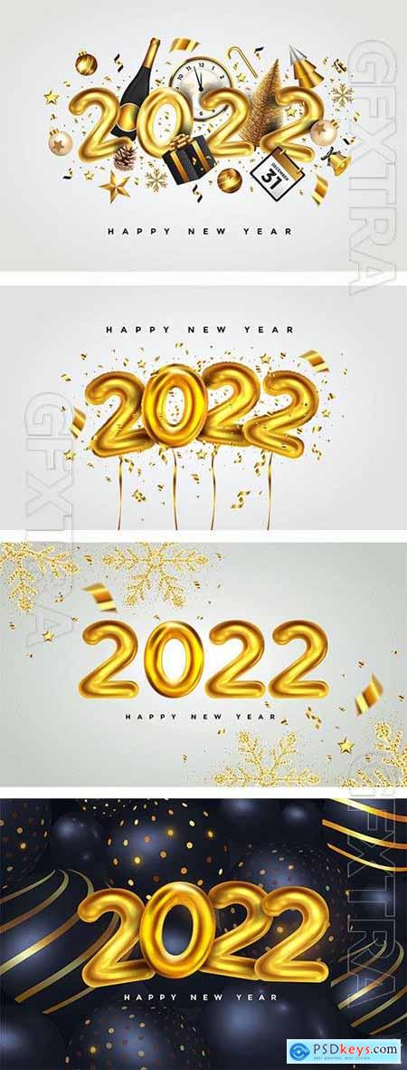 Happy New Year 2022 background