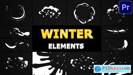 Snow Motion Elements DaVInci Resolve 35161140