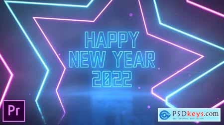 Neon Party New Year Wishes Premiere Pro 35259814