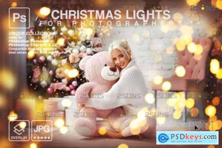 Christmas Lights Bokeh Overlay Photoshop579