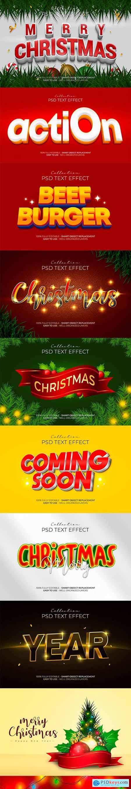 Christmas Text effect