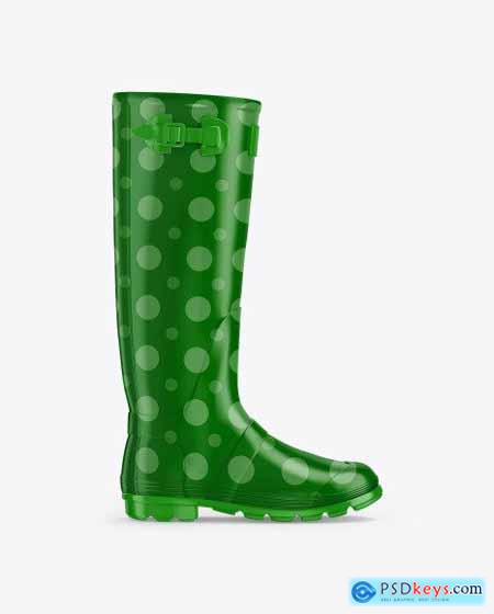 Matte Rain Boot Mockup 88633