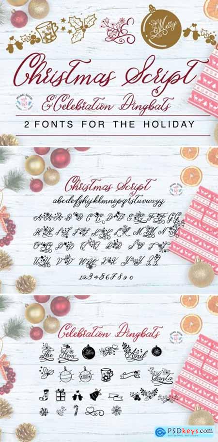Christmas Duo Script Font