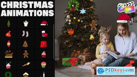 Hand-Drawn Christmas Icons for FCPX 35181984