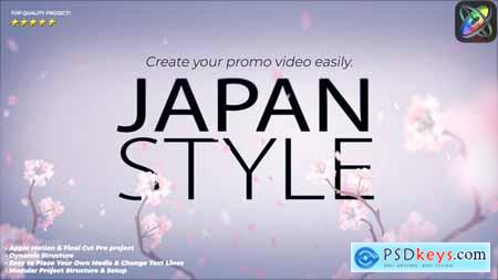 Japan Style Intro Romantic Titles Animation Promo Apple Motion Template 35180549