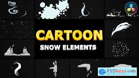 Cartoon Snow Elements DaVinci Resolve 35275534