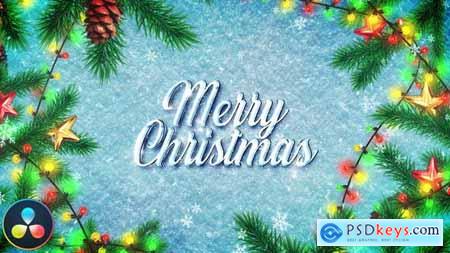 Christmas Greetings DaVinci Resolve 34644047