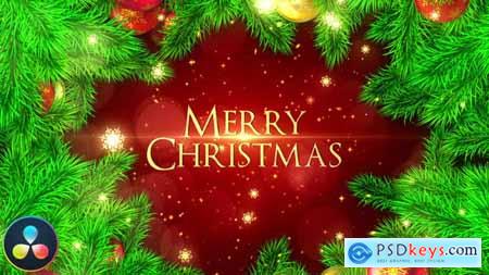 Merry Christmas Opener DaVinci Resolve 34768175