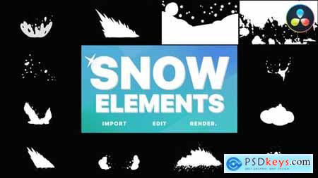 Snowy Elements DaVinci Resolve 34782180